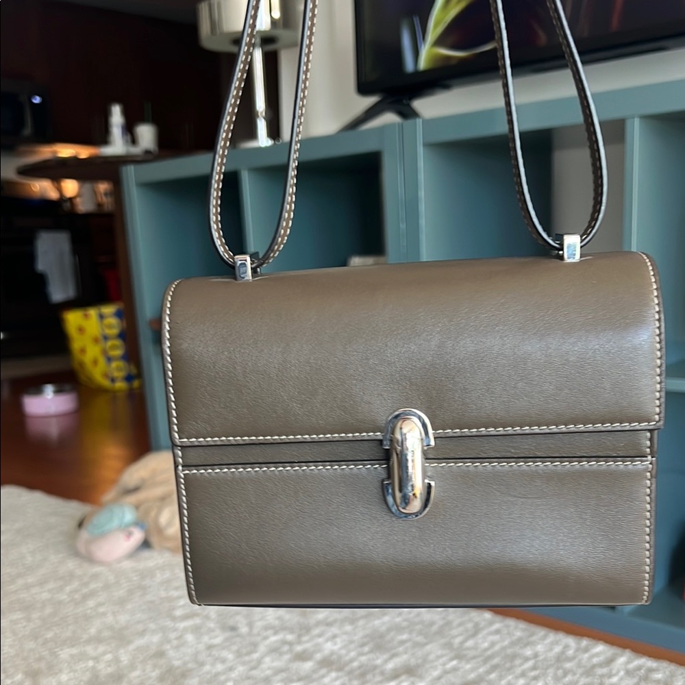 Savette SYMMETRY 19 bag coffee shoulder handbag leather